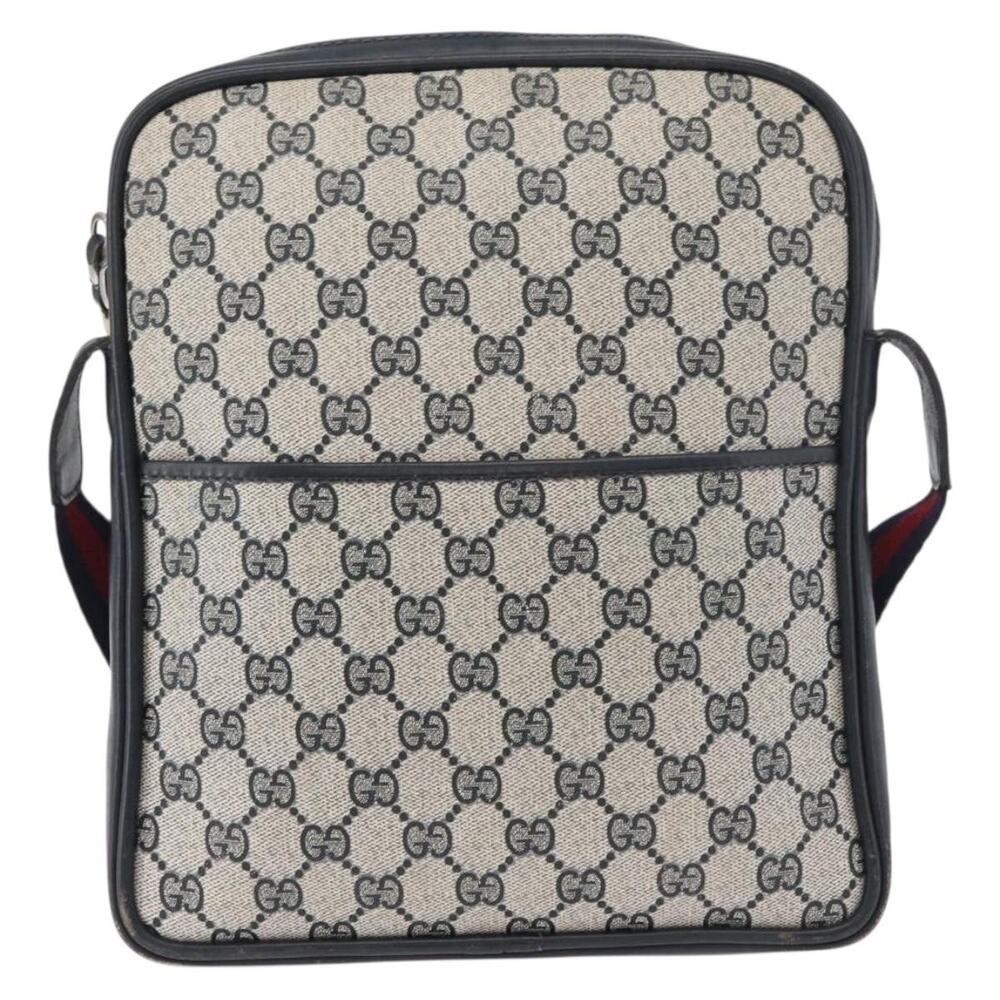 Gucci GG Supreme Web Shoulder Bag Blue